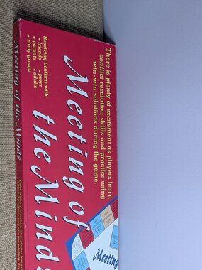 Vintage Meeting Of The Minds Board Game Rare Franklin Learning System Teacher